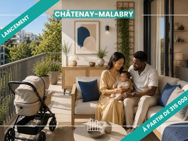 Appartement Chatenay malabry 2 pièces RÉSIDENCE TESSA PROX TRANSPORTS