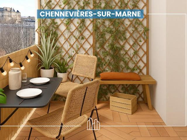 Appartement Chennevieres sur marne 3 pièces QUARTIER DU FORT PROX COMMERCES