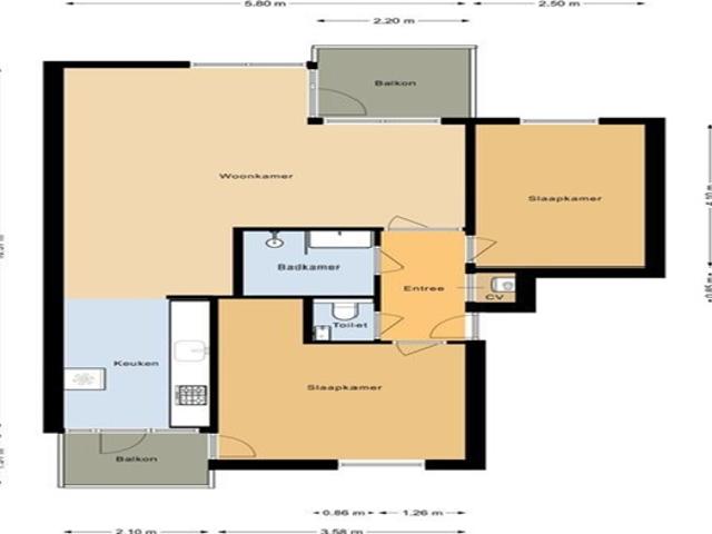 Appartement Commelinstraat in Amsterdam