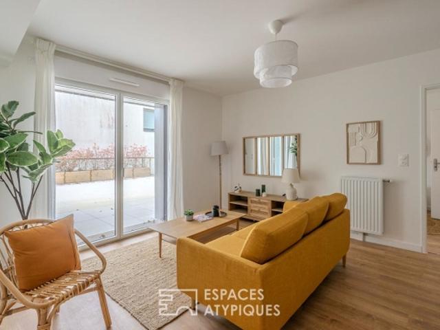 Appartement contemporain 87m2 de 3 chambres avec grande terrasse à proximité immédiate de la vieille ville de Guérande