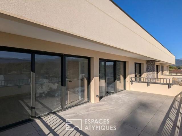 Appartement contemporain avec vue