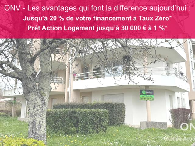 Appartement Cognac 3 pièces 67.50 m2