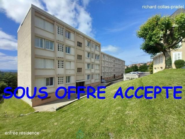 Appartement copropriété 61.95m² 63300 Thiers