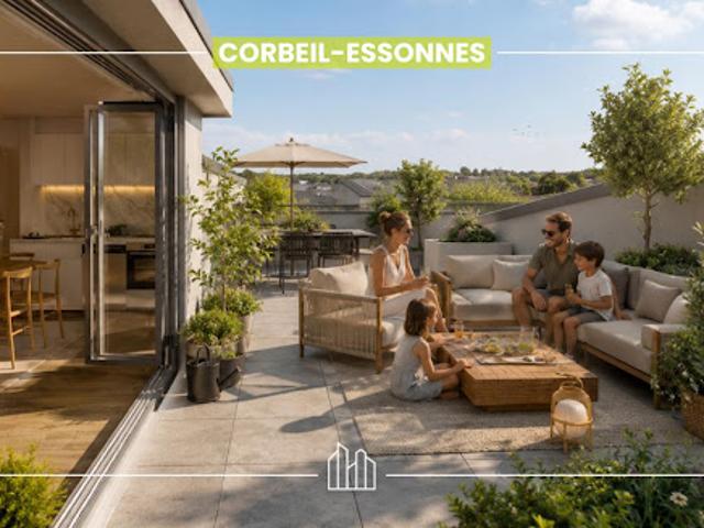 Appartement Corbeil Essonnes 2 pièces RÉSIDENCE FAYETTE PROX PARC