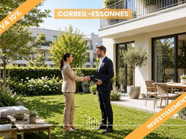 Appartement Corbeil Essonnes 3 pièces RÉSIDENCE INVESTISSEUR TVA 10%