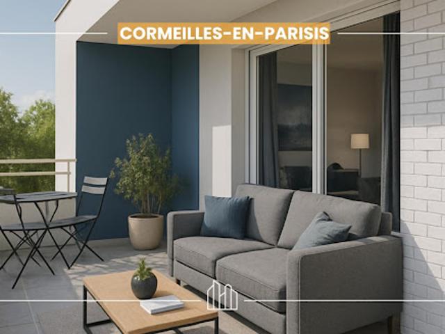Appartement Cormeilles en Parisis 3 pièces RÉSIDENCE MARINE PROX ESPACES VERTS