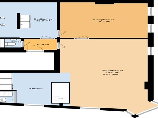 Appartement Claes de Vrieselaan in Rotterdam