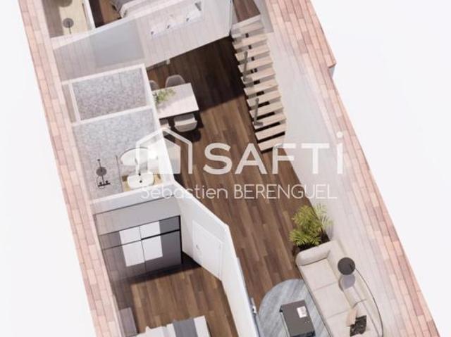 Appartement dans maison de ville à terminer de rénover, idéal investisseur, autres lots disponibles