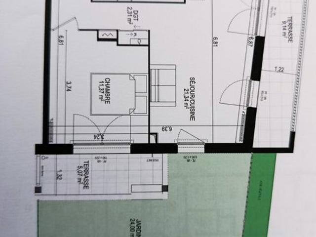 Appartement de 45m2 à louer sur Monteux