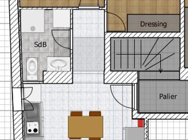 Appartement de 45m2 à louer sur Castillon la Bataille