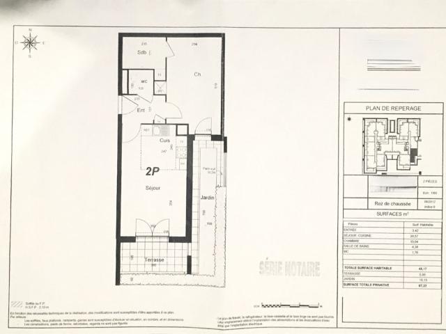 Appartement de 45m2 à louer sur Vaires sur Marne