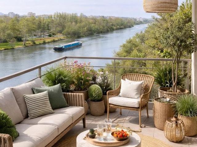 Appartement de 4 pièces de 77m² avec balcon de 21 m² et parking