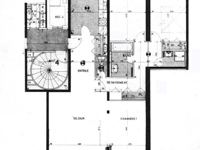 Appartement de 4 pièces de luxe en vente à Salpêtrière, Butte aux Cailles, Croulebarbe, France