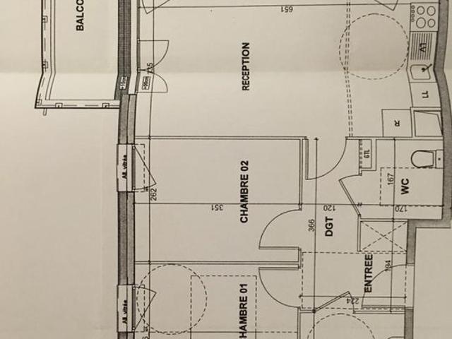 Appartement de 56m2 à louer sur Mantes la Ville