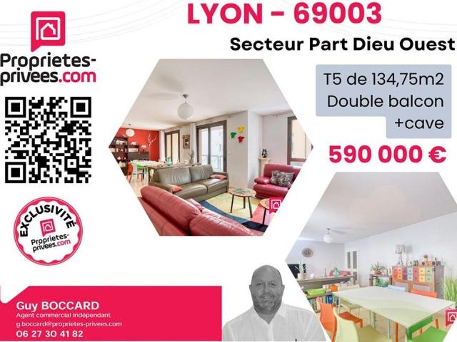 Appartement de 5 pièces de luxe en vente à Lyon, Auvergne Rhône Alpes