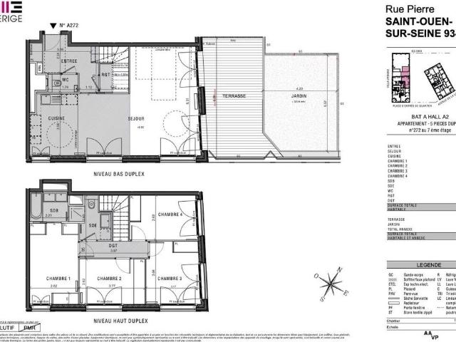Appartement de 5 pièces de luxe en vente à Saint Ouen, France
