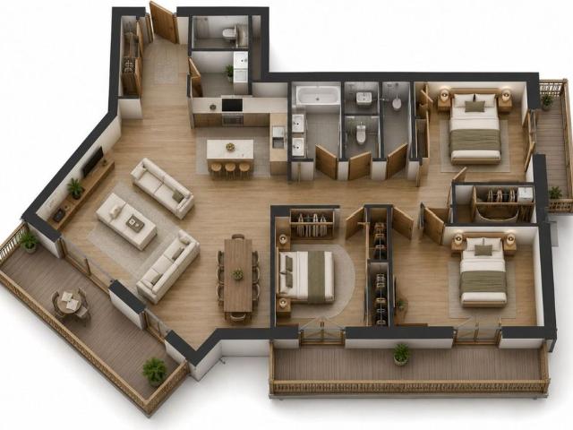 Appartement de 5 pièces de luxe en vente à Samoëns, Auvergne Rhône Alpes