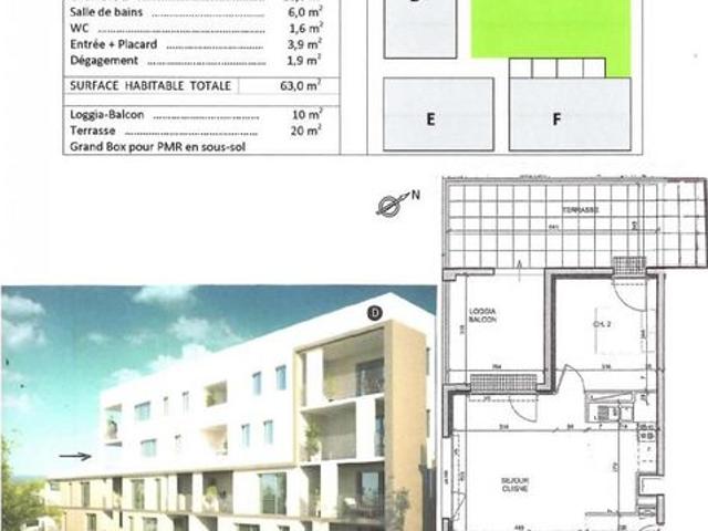 Appartement de 63m2 à louer sur Nantes