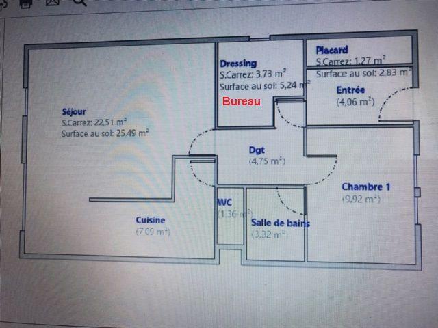 Appartement de 64m2 à louer sur Gagny