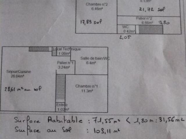 Appartement de 71m2 à louer sur Courcelles sur Viosne