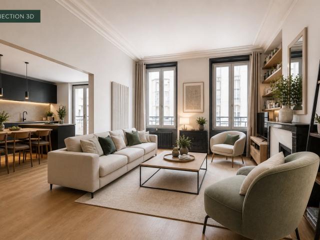 Appartement de 74m2 situé a 100m du métro Gaité