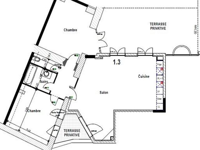 Appartement de 90m2 à louer sur Châteauneuf du Pape