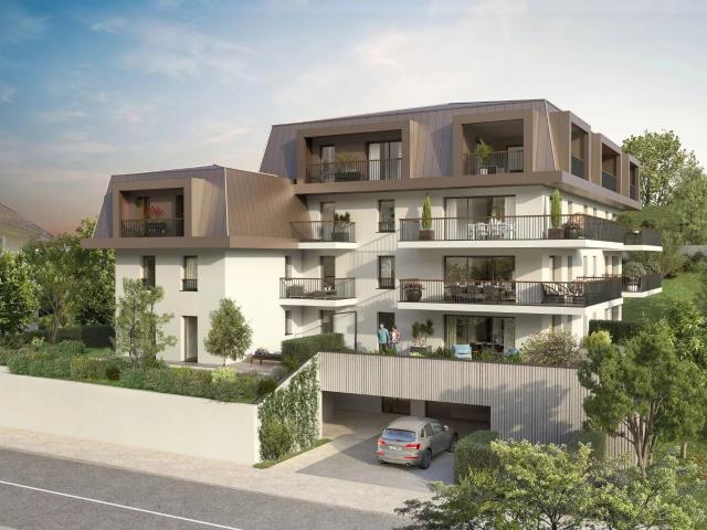 Appartement de 97,73 m2 avec terrasse de 43,70 m2 97m² Evian les Bains