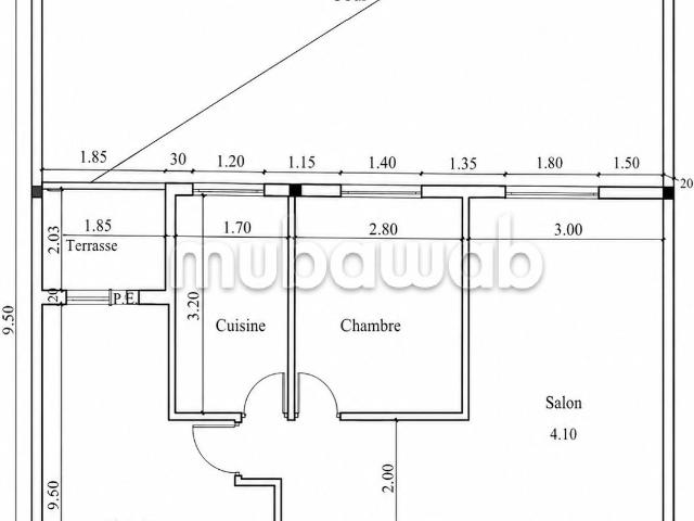 Appartement de 116 m2 avec Grande Cour