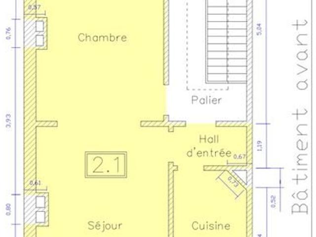 APPARTEMENT DE 1 CHAMBRE AVEC BALCON PETITE COPROPRIÉTÉ