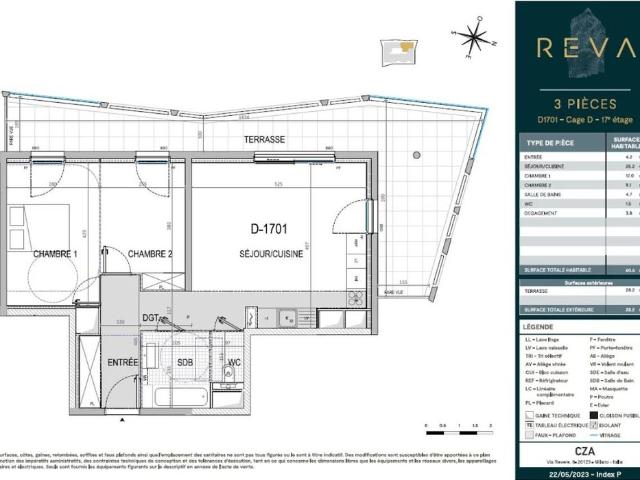 Appartement de 2 chambres de luxe en vente à Nice, France