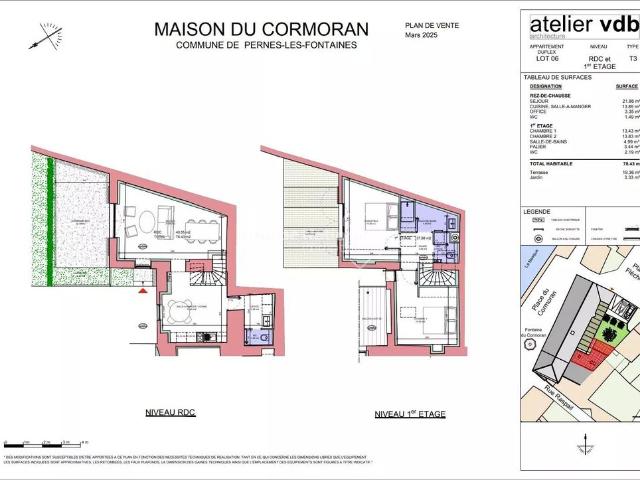 Appartement de 2 chambres de luxe en vente à Pernes les Fontaines, France