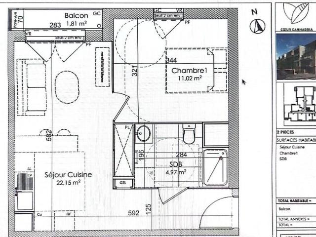 Appartement de 39m2 à louer sur Chennevières sur Marne