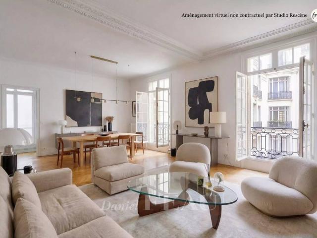 Appartement de 3 chambres de luxe en vente à Monceau, Courcelles, Ternes, Paris, Île de France