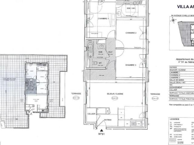 Appartement de 3 chambres de luxe en vente à Nice, Provence Alpes Côte d'Azur