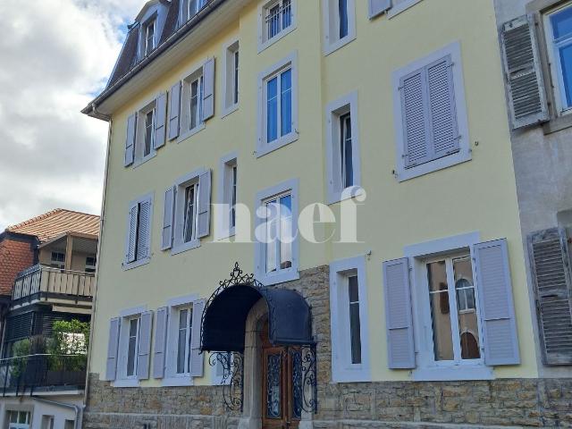 Appartement de 3 pièces au rez inférieur avec accès.