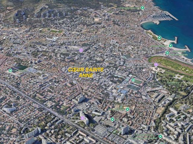 Appartement de 3 pièces de luxe en vente à Marseille, France