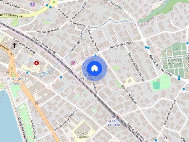 Appartement de 3 pièces rafraîchi au 7ème étage
