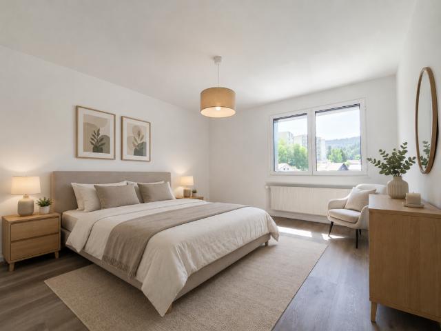 Appartement de 3.5 pièces entièrement rénové