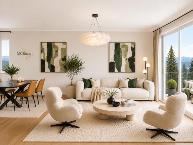 Appartement de 3.5 pieces Neuf Vue montagnes