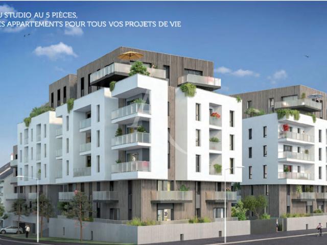 Appartement de type 2 de 41,60m² avec balcon ans le centre de St Nazaire
