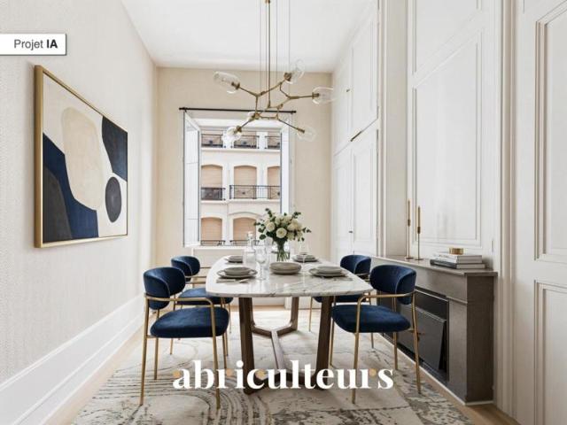Appartement de caractère 2 pièces – 71 m² lumineux à fort potentiel, cœur du quartier d’Ainay