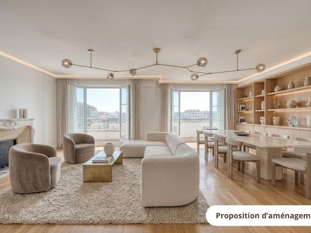 Appartement de caractère avec balcons aux portes du Bois de Boulogne