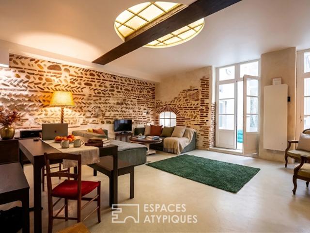 Appartement de charme articulé autour d'un patio au coeur de Perpignan