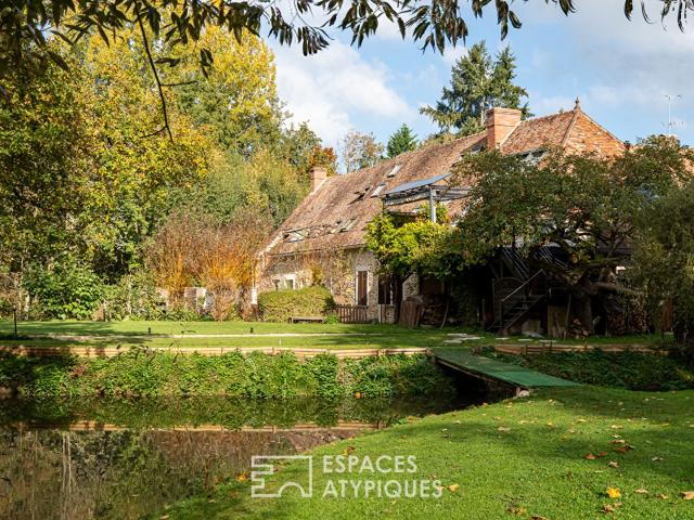 Appartement de charme dans un ancien moulin du XVIII siècle, à côté de Rambouillet