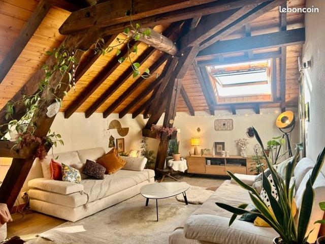 Appartement de charme, dernier etage, bons en chablais