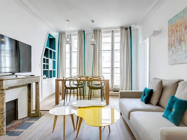 Appartement de luxe avec 1 chambre dans le 1er arrondissement de Paris, 75001: 80 m² — #5220
