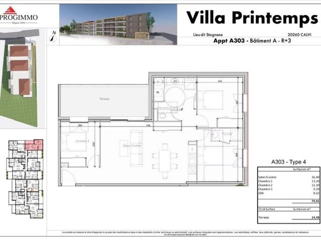 Appartement de luxe de 4 pièces en vente à Calvi, Corse