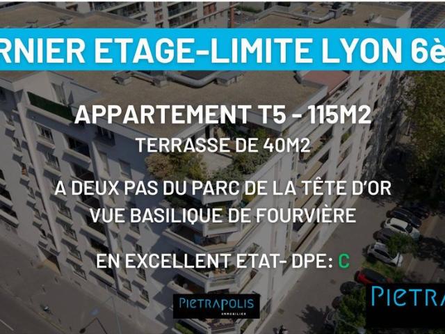 Appartement de luxe de 5 pièces en vente à Villeurbanne, Auvergne Rhône Alpes