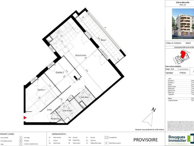 Appartement de luxe de 71 m2 en vente Motte Picquet, Commerce, Necker, France
