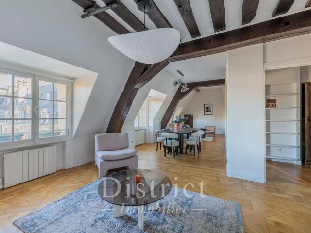 Appartement de luxe de 88 m2 Beaubourg, Marais, Notre Dame Ile de La Cité, France